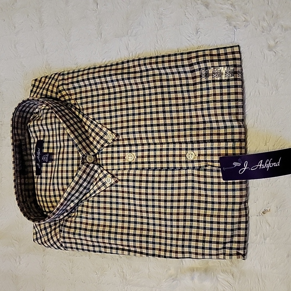 JOHN ASHFORD LONG SLEEVE BUSINESS DOWN SHIRT